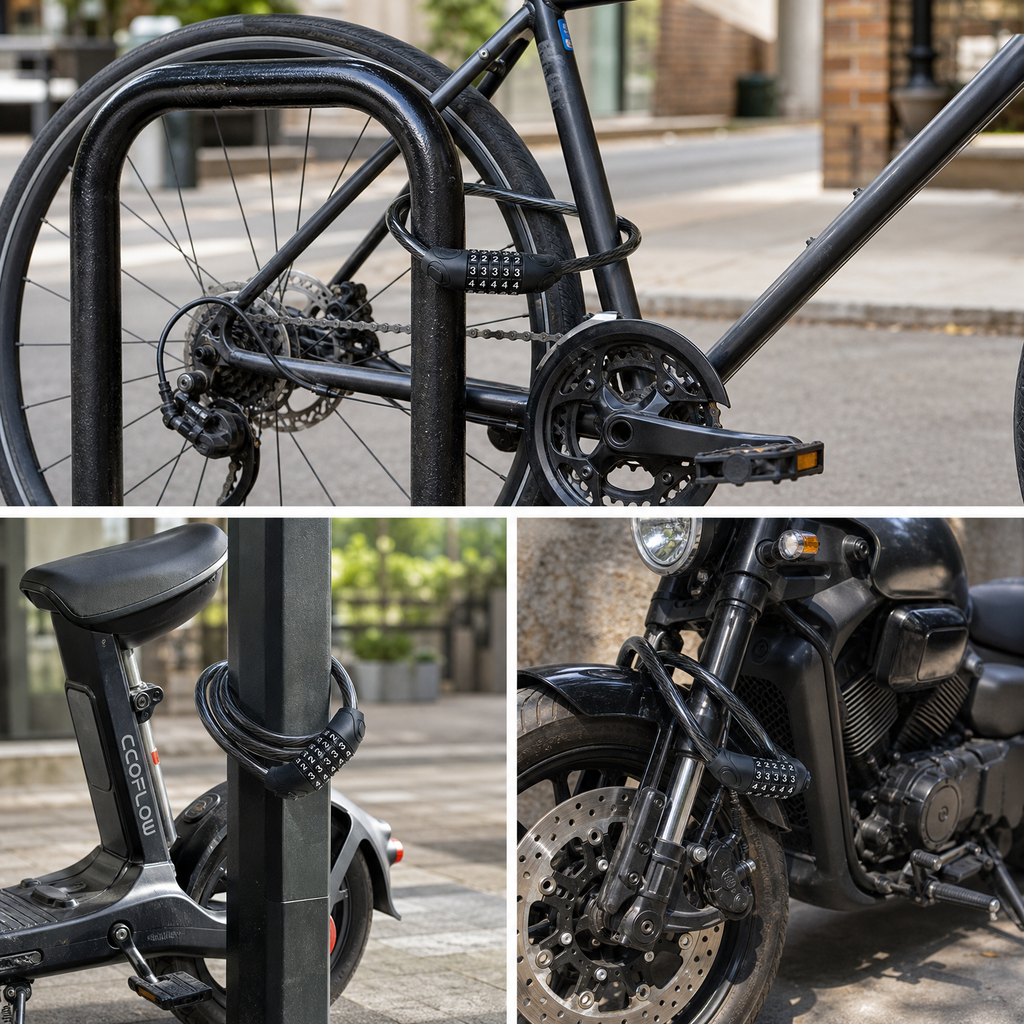 GEBIKE Combination Cable Lock