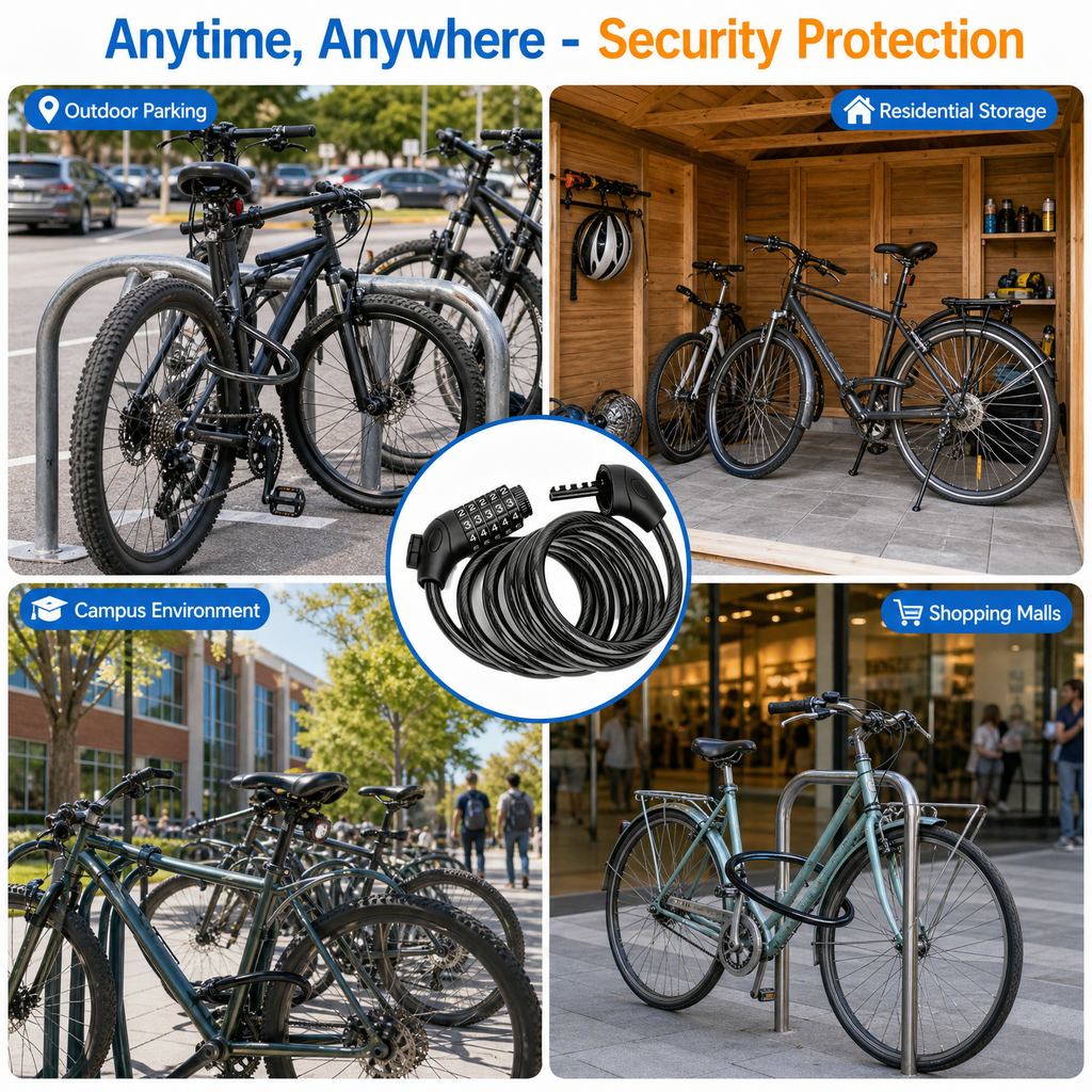 GEBIKE Combination Cable Lock